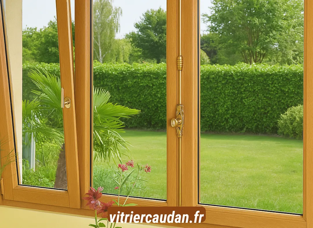 Installation de fenêtre en bois sur mesure Caudan