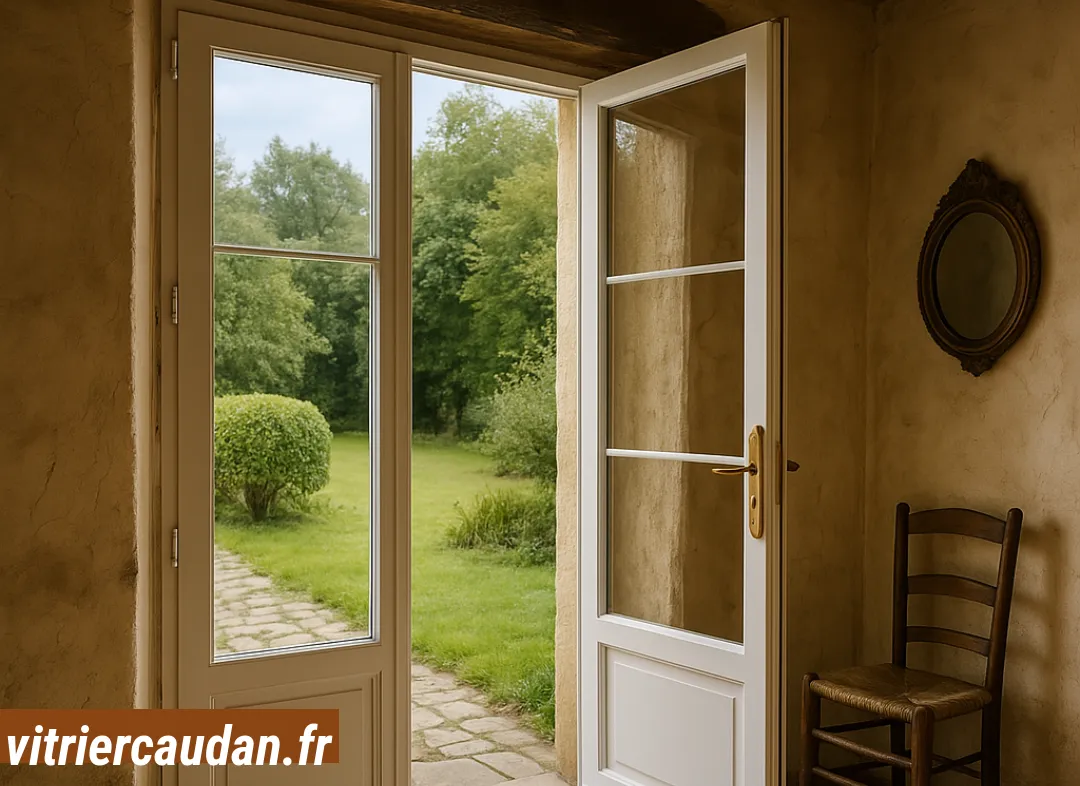 Installation de fenêtre en PVC Caudan