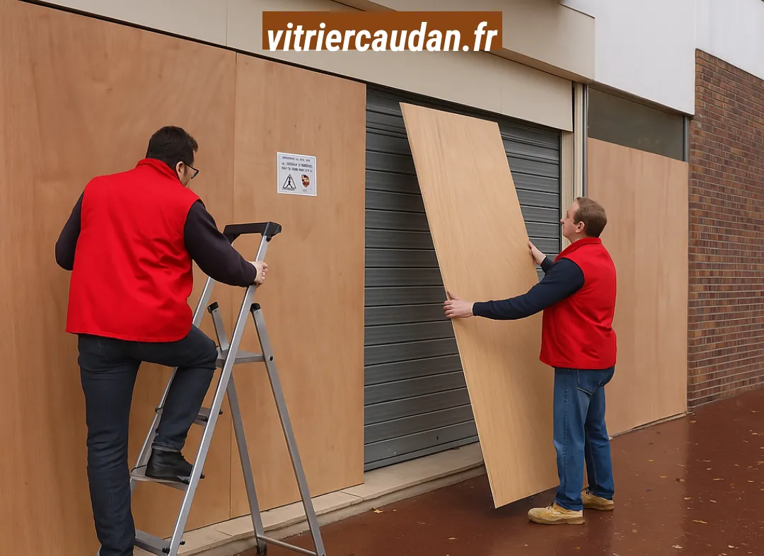 Mise en sécurité fermeture provisoire Caudan