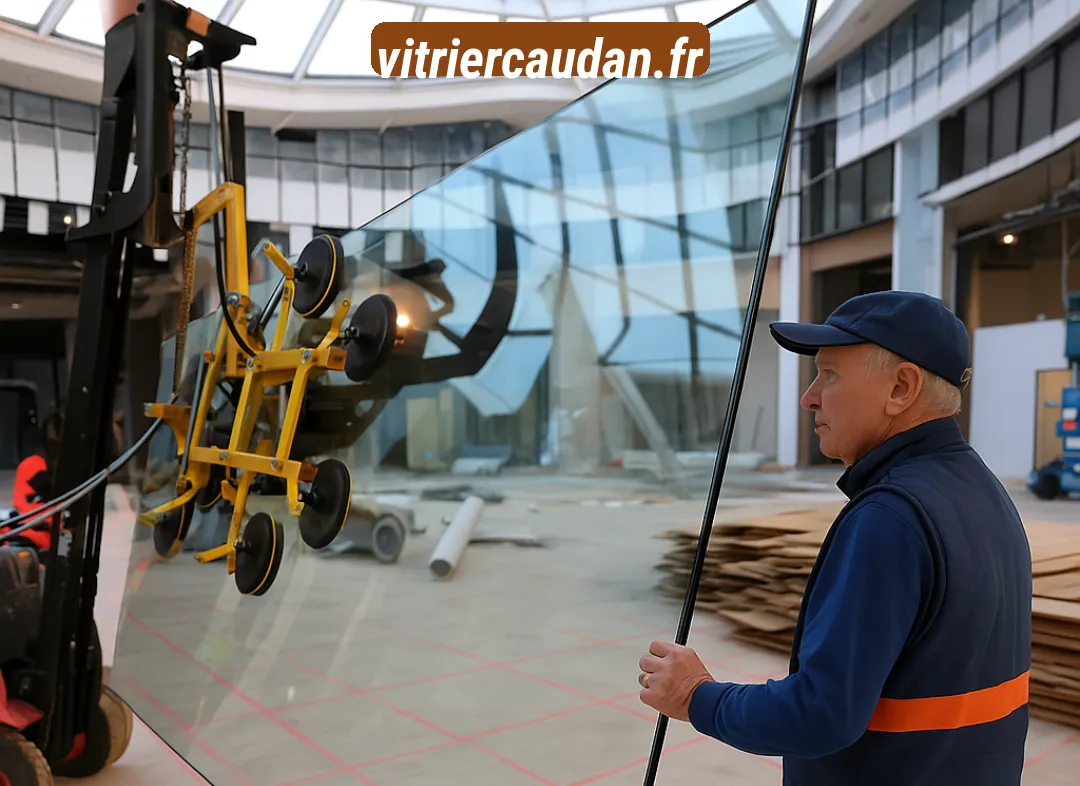 Remplacement de vitrine magasin Caudan